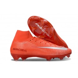 Botas de Fútbol Nike Mercurial Superfly 10 Elite FG Rojo Blanco