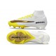 Botas de Fútbol Nike Mercurial Superfly 10 Elite FG Blanco Dorada Amarillo