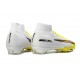 Botas de Fútbol Nike Mercurial Superfly 10 Elite FG Blanco Dorada Amarillo