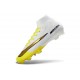 Botas de Fútbol Nike Mercurial Superfly 10 Elite FG Blanco Dorada Amarillo