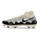 Botas de Fútbol Nike Mercurial Superfly 10 Elite FG Blanco Plateada Negro