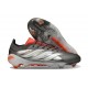 Adidas Predator 26 Elite L FG Hierro Met. Ftwr Blanco Rojo Lúcido