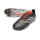 Adidas Predator 26 Elite L FG Hierro Met. Ftwr Blanco Rojo Lúcido