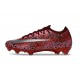 Nike Botas de Futbol Mercurial Vapor 16 Elite FG Rojo Plateado