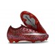 Nike Botas de Futbol Mercurial Vapor 16 Elite FG Rojo Plateado