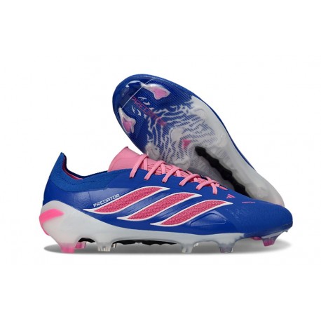 Zapatillas Adidas Predator 26 Elite L FG Azul Rosa