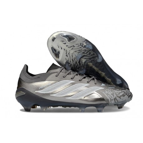 Zapatillas Adidas Predator 26 Elite L FG Gris Plateado