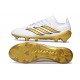 Zapatillas Adidas Predator 26 Elite L FG Blanco Dorado