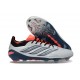 Zapatillas Adidas Predator 26 Elite L FG Gris Negro Rojo