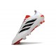 Zapatillas Adidas Predator 26 Elite L FG Blanco Negro Rojo