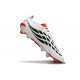 Zapatillas Adidas Predator 26 Elite L FG Blanco Negro Rojo