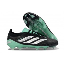 Zapatillas Adidas Predator 26 Elite L FG Negro Blanco Verde