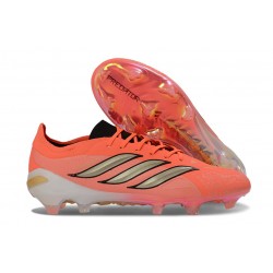 Botas de Fútbol Adidas Predator Elite Low FG Rojo Dorada