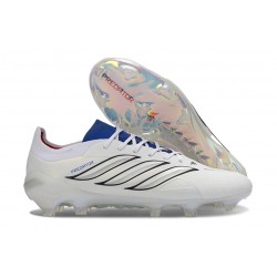 Botas de Fútbol Adidas Predator Elite Low FG Blanco Azul