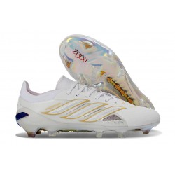 Botas de Fútbol Adidas Predator Elite Low FG Blanco Dorada
