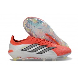 Botas de Fútbol Adidas Predator Elite Low FG Rojo Blanco Negro