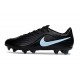 Botines de Futbol Nike Tiempo Maestro Elite FG Negro Azul Hielo