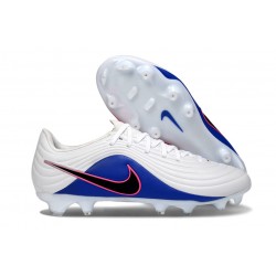 Botines de Futbol Nike Tiempo Maestro Elite FG Blanco Azul Rosa