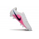 Botines de Futbol Nike Tiempo Maestro Elite FG Blanco Azul Rosa