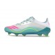 Botas adidas F50 Elite FG X Messi Ftwr Blanco Rosa Lúcido Flash Agua
