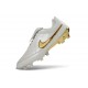 Botines de Futbol Nike Tiempo SE Elite FG Blanco Dorada