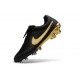 Botines de Futbol Nike Tiempo Maestro Elite FG Negro Dorada