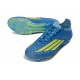Botas de Fútbol adidas F50 Elite FG X MESSI Azul Royal Amarillo Solar Semi Azul Burst