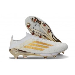 Nuevo adidas F50+ Elite FG Blanco Dorada