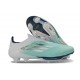 Botas de Futbol adidas F50+ Laceless FG Verde Plateado Blanco