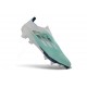 Botas de Futbol adidas F50+ Laceless FG Verde Plateado Blanco