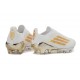 Zapatillas de Fútbol adidas F50 + Sin Cordones FG Bianco Dorada