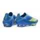 adidas F50 + Sin Cordones FG MESSI Azul Royal Amarillo Solar Semi Azul Burst