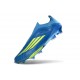 adidas F50 + Sin Cordones FG MESSI Azul Royal Amarillo Solar Semi Azul Burst