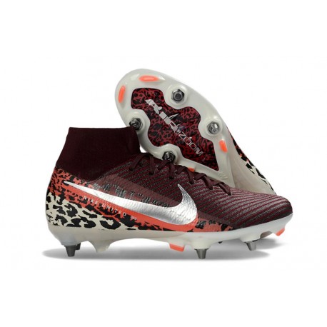 Nike Zoom Mercurial Superfly X Elite SG-Pro Marrón Plateada