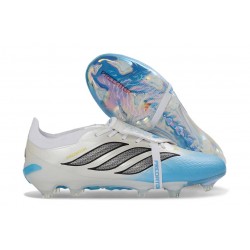 Bota de Futbol Adidas Predator Elite 26 FT FG Blanco Azul Negro