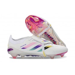 Bota de Futbol Adidas Predator Elite 26 FT FG Blanco Rosa