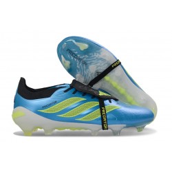 Bota de Futbol Adidas Predator Elite 26 FT FG Rayo Azul Team Amarillo Solar