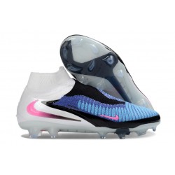 Nike Phantom 6 Elite DF FG Azul Carrera Explosión Rosa Blanco