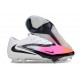 Bota de Futbol Nike Phantom 6 Elite Low FG Blanco Rosa Negro