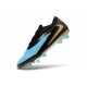 Bota de Futbol Nike Phantom 6 Elite Low FG Azul Negro Dorado