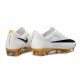 Zapatillas Nike Mercurial Vapor XVII Elite FG Blanco Negro Dorado