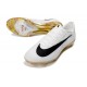 Zapatillas Nike Mercurial Vapor XVII Elite FG Blanco Negro Dorado