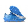 Zapatos de Futbol adidas F50 Spider Elite FG Azulbird Plateado Metálico Ftw Blanco