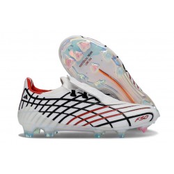 Zapatos de Futbol adidas F50 Spider Elite FG Blanco Negro Rojo