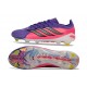 Botas de Fútbol Adidas Predator Elite Low FG Violeta Rosa Negro
