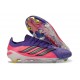 Botas de Fútbol Adidas Predator Elite Low FG Violeta Rosa Negro