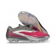 Bota de Futbol Nike Phantom 6 Elite Low FG Rosa / Plata / Gris