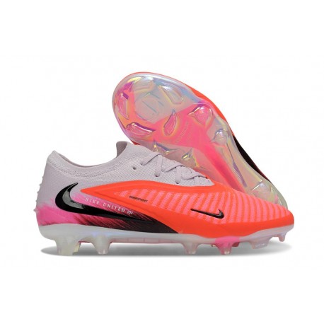Nike Phantom 6 Elite Low FG Carmesí Brillante Rosa Degradado Gris 
