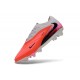 Nike Phantom 6 Elite Low FG Carmesí Brillante Rosa Degradado Gris 