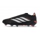 adidas Predator 26 Sin Cordones Elite FG Negro Blanco